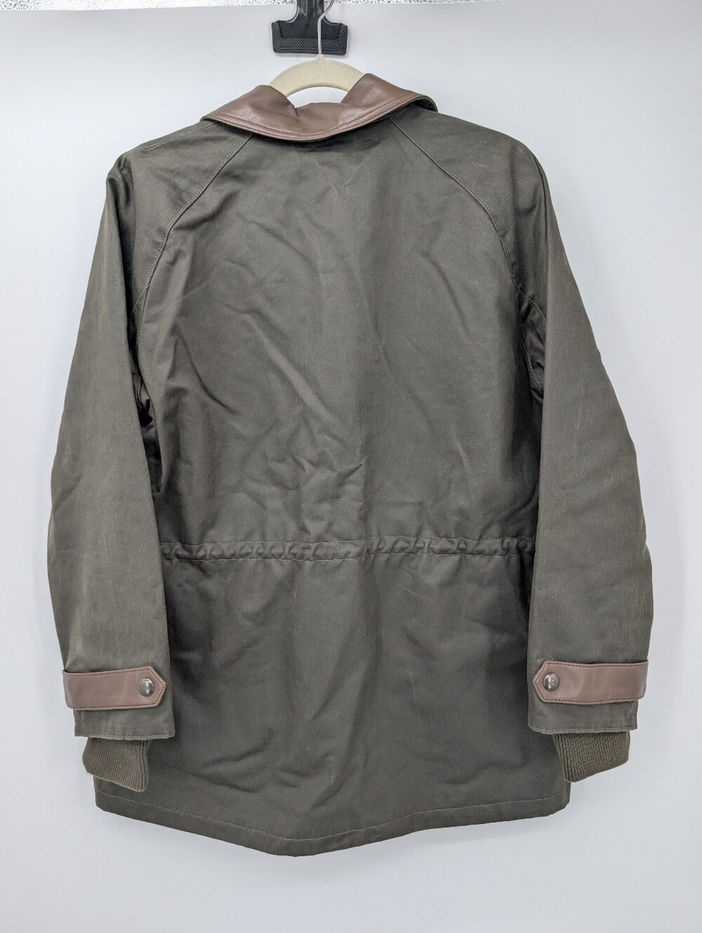 J Crew Broken-in Barn Jacket™ with faux-leather collar CP629 Size M NWT - Picture 7 of 11